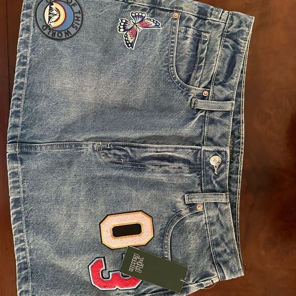 Wild Fable Women's Low Rise Patchwork Mini Skirt Size 8 NWT - Picture 8 of 16